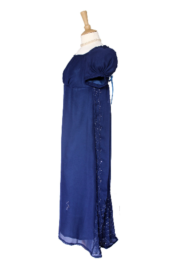 For Sale Ladies Regency Georgian Jane Austen Evening Ballgown Costume Size 12 - 14 UK Ready To Go! Image